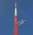 Torre móvil del alambre de Guyed de la antena de la célula del SGS los 42m