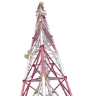 torre de la transmisión de microonda del 15m, torre triangular de la telecomunicación